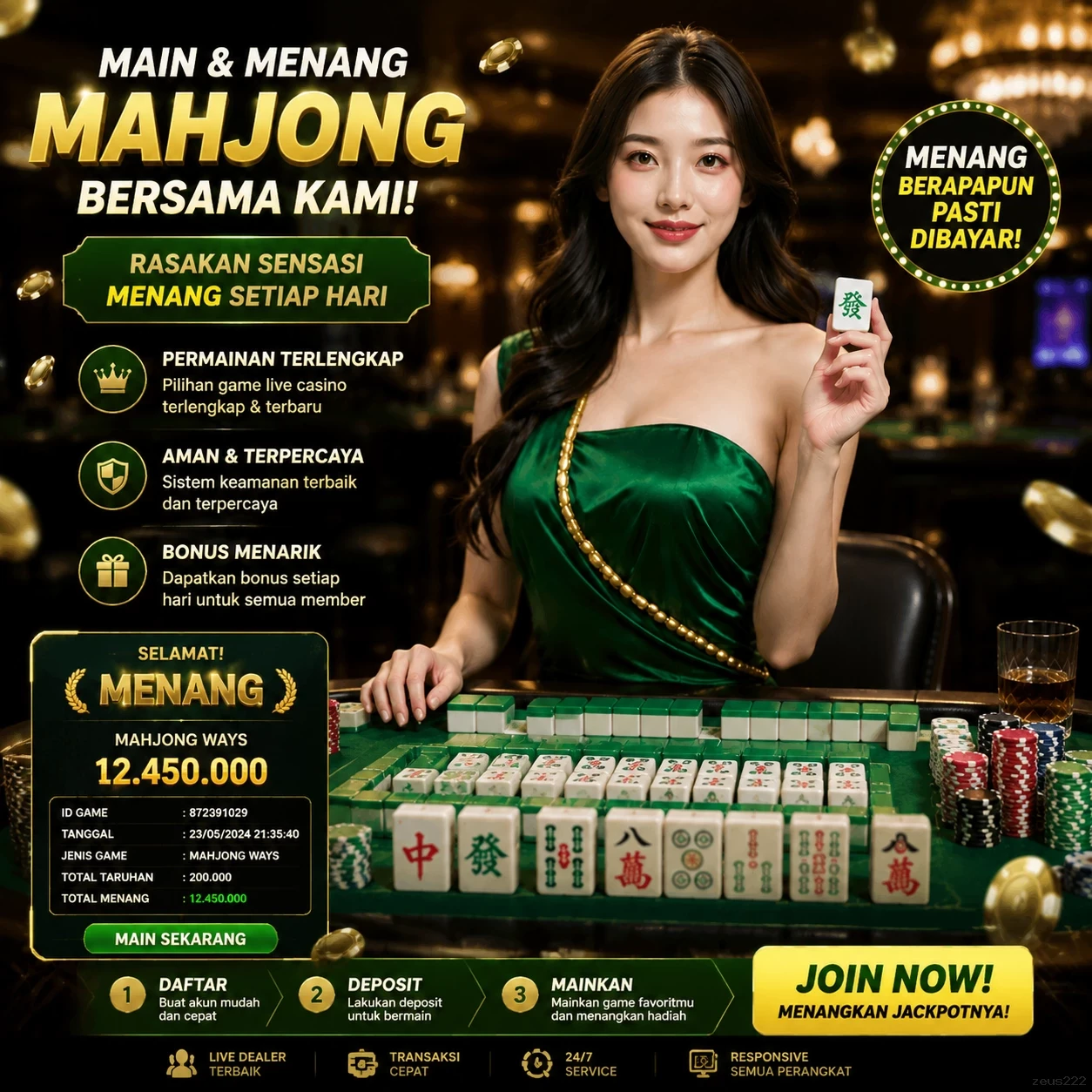 zeus222 APK — gampang dipakai